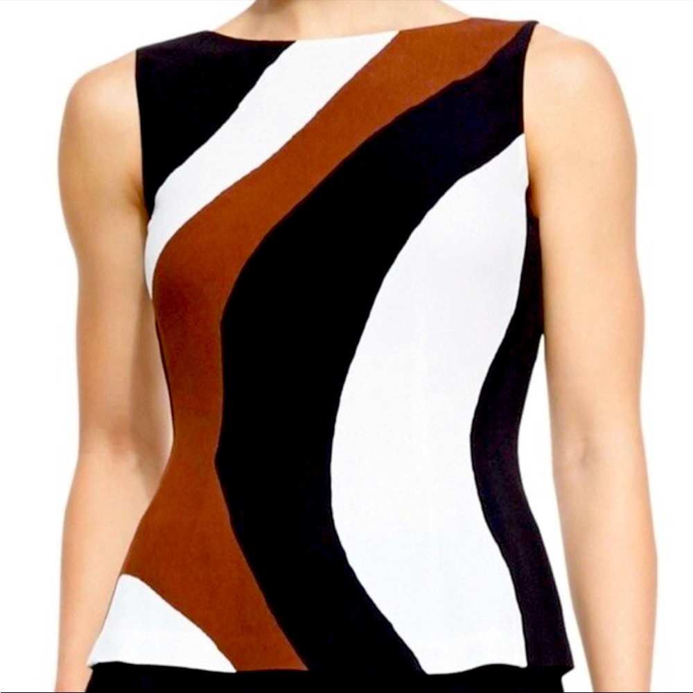 Kate Spade Tatiana Rio Swirl Crepe Top